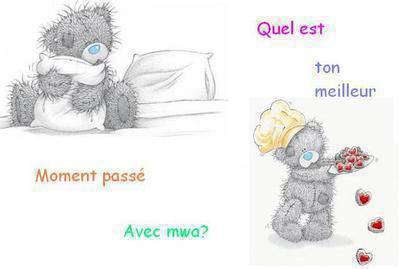 Ton meilleur souvenir avc moi ????????